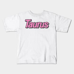 retro barbie taurus Kids T-Shirt